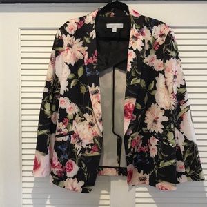 New York & Co Floral Statement Blazer
